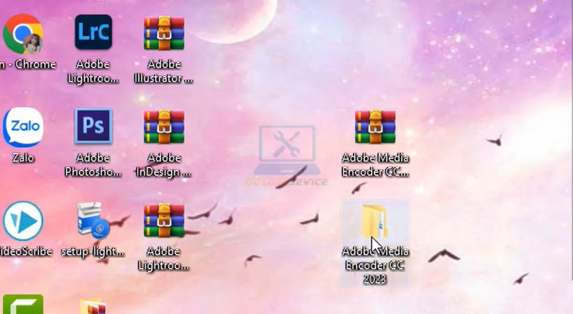 Mở file giải nén