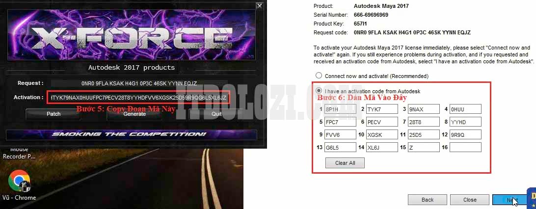 Tiếp theo Copy đoạn Code vừa tạo vào phần mềm Autodesk Maya 2014