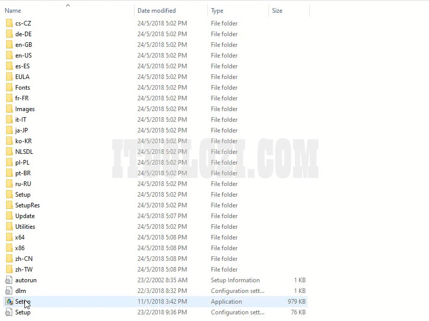 Giải nén phần mềm Autodesk Revit 2019 sau đó chạy File Setup