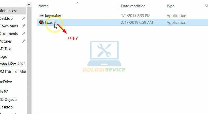 Copy file crack