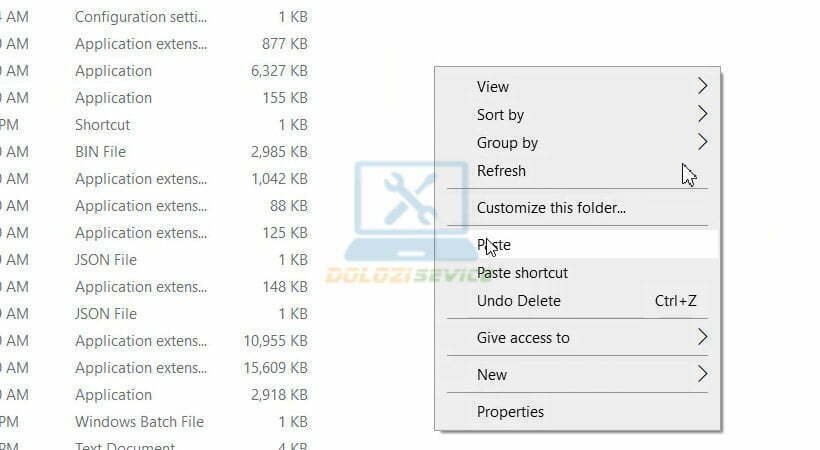 Paste file crack vào thư mục cài đặt