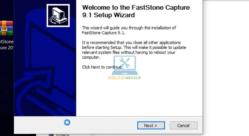 Nhấn Next FastStone Capture 2019