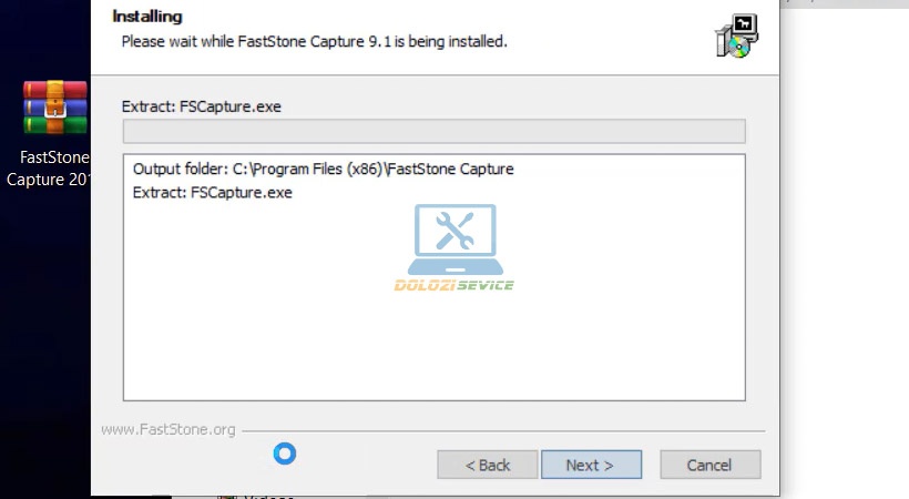 Nhấn Next lần 2 FastStone Capture 2019