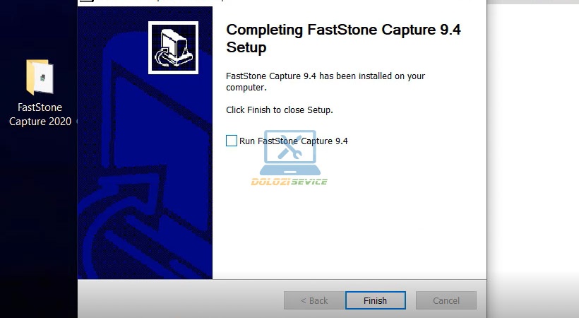 Hoàn thành cài đặt FastStone Capture 2020