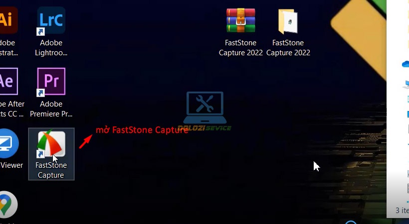 Khởi động FastStone Capture 2022