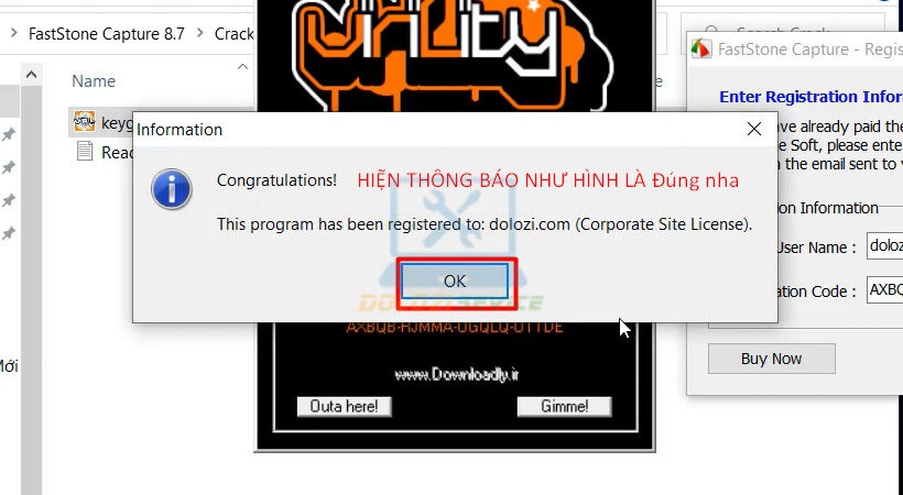 Hoàn thành kích hoạt FastStone Capture 8