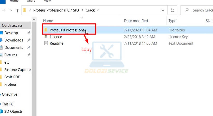 Sao chép file kích hoạt Proteus Professional 8 SP3