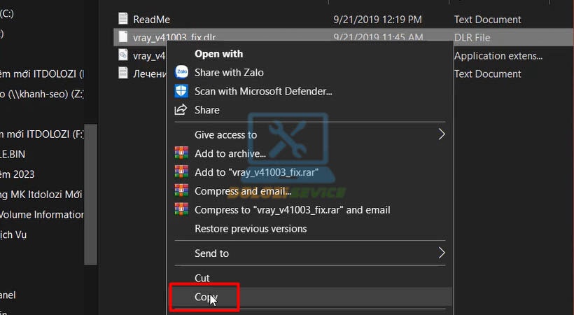 Copy file Vray để kích hoạt Vray for 3ds Max 2013