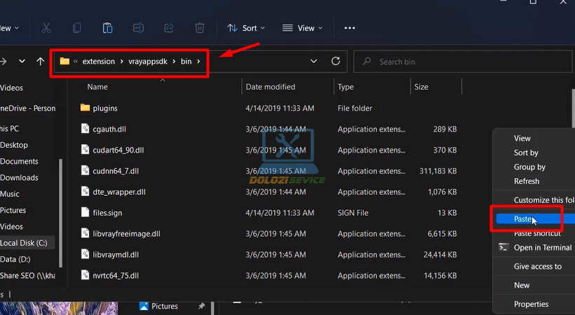 Dán file Vray for SketchUp 2019