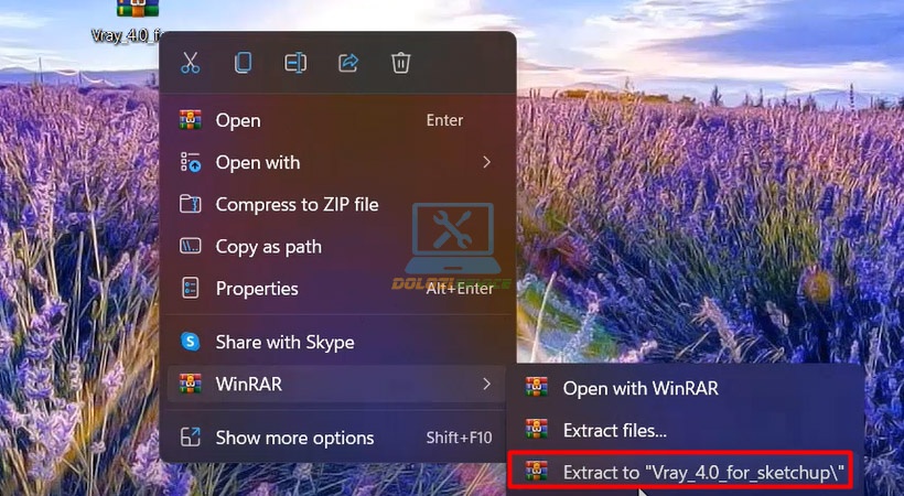Giải nén Vray for SketchUp 2019