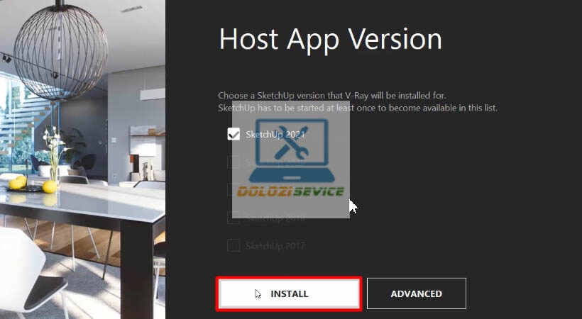Chọn Install để cài đặt