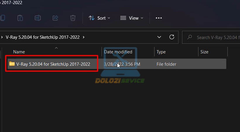 Mở file cài đặt phần mềm Vray for Sketchup 2022