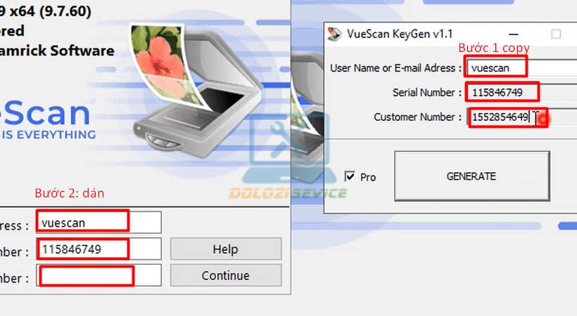 Copy và dán như hình