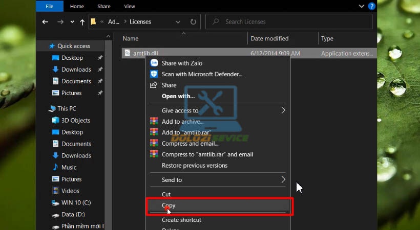 Copy file kích hoạt Adobe Presenter 10