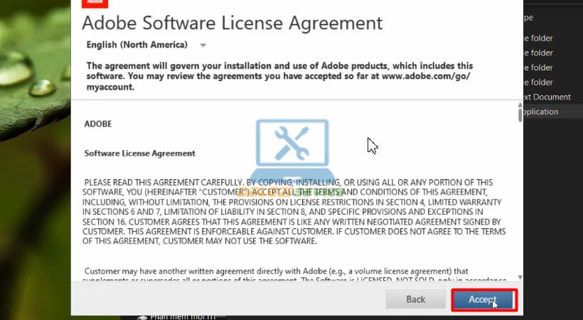 Chọn Accept Adobe Presenter 10