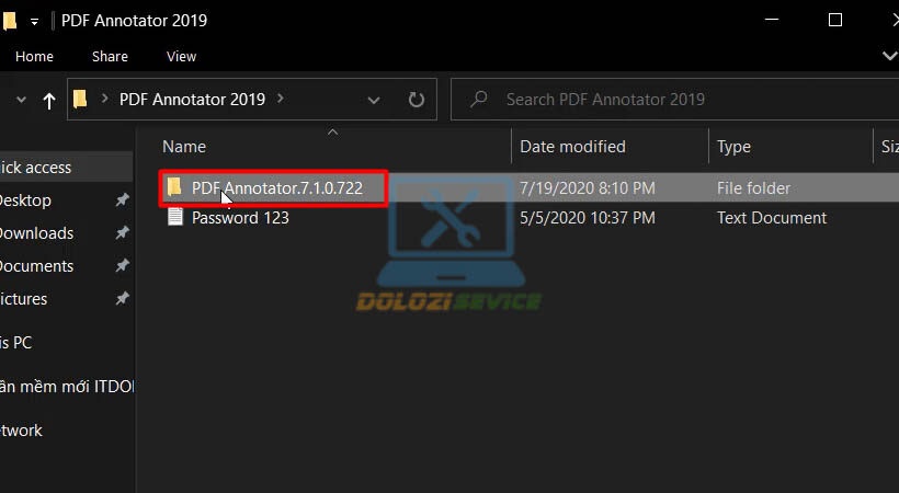 Mở file cài đặt phần mềm PDF Annotator 2019