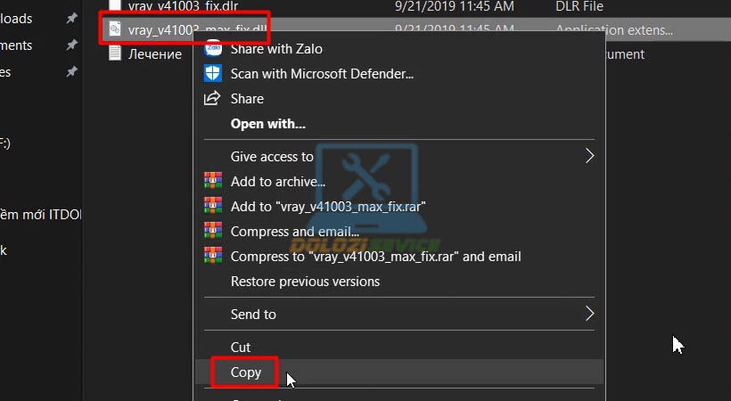 Copy file