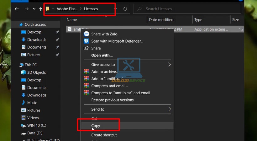 Copy file kích hoạt Flash Professional CS6