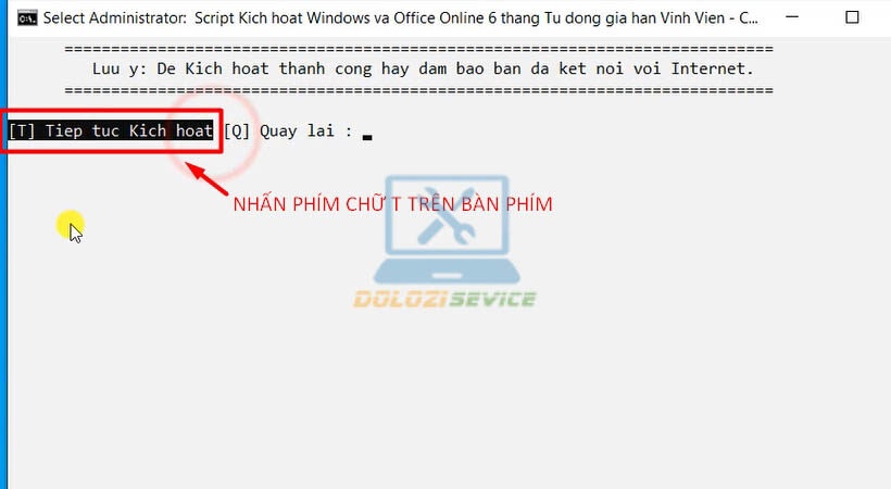 Nhấn chữ T trên bàn phím để kích hoạt Project 2019