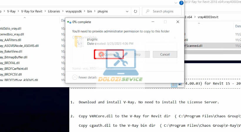 Kích hoạt thành công Vray for Revit 2018