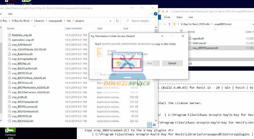Kích hoạt thành công Vray for Revit 2019