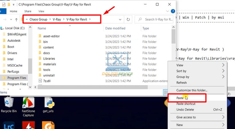 Dán file V4RCore