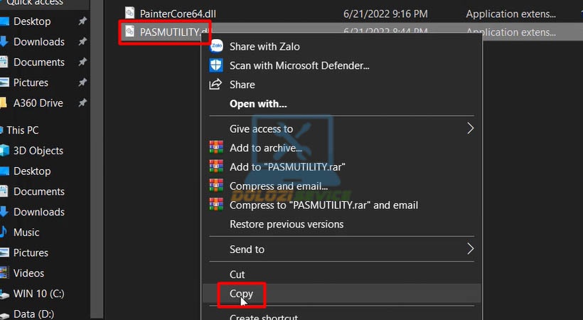 Copy file kích hoạt Corel Painter 2023