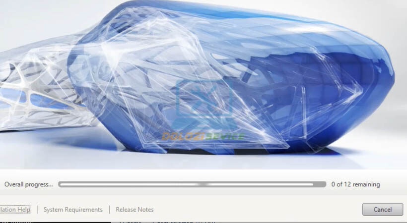 Chờ Autodesk Recap pro 2021 được cài đặt