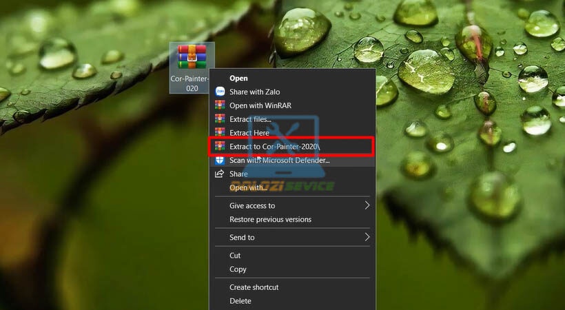 Giải nén Corel Painter 2020