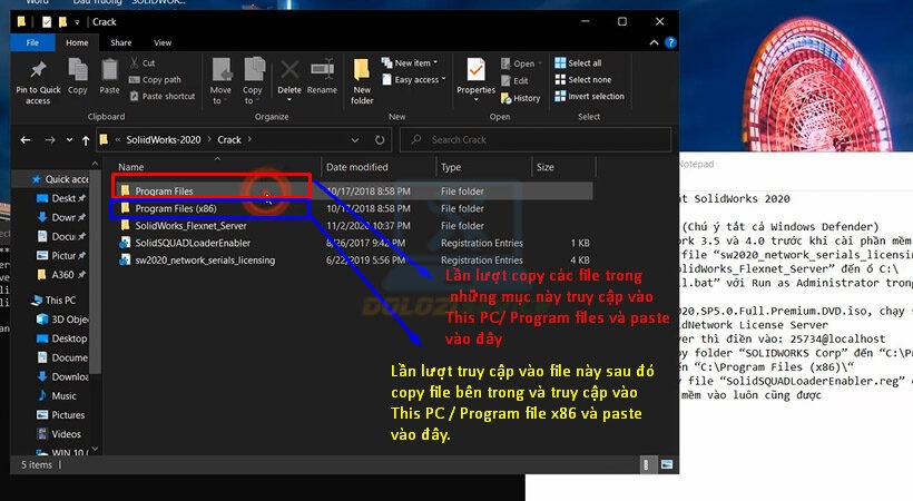 Mở file và làm theo hướng dẫn