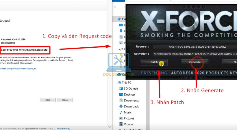 Lấy Activation Code