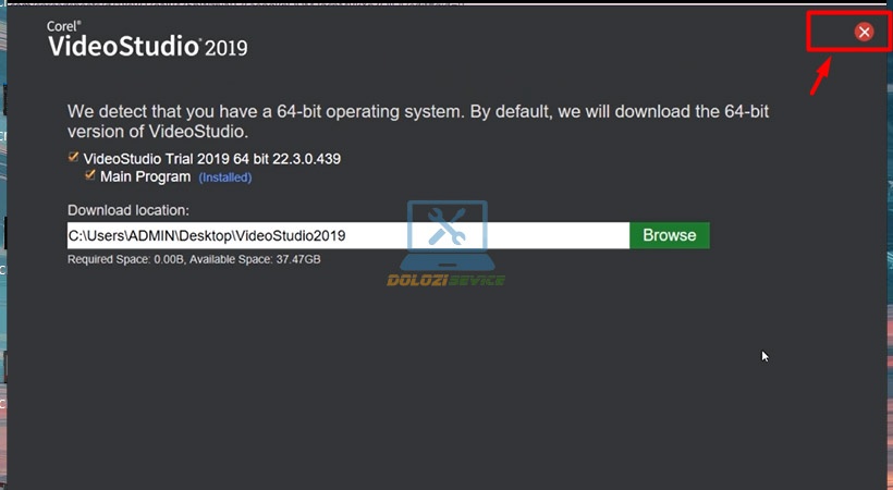 Hoàn tất kích hoạt Corel VideoStudio 2019