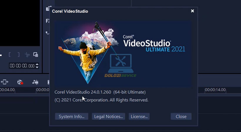 Hoàn tất quá trình kích hoạt Corel VideoStudio 2021