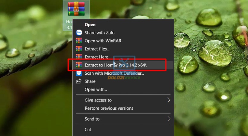 Giải nén phần mềm Homer Pro 3