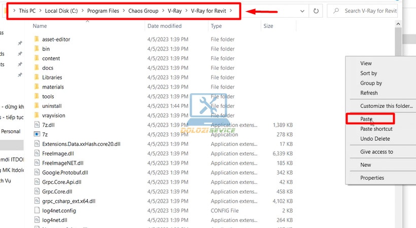 Dán file V4RCore
