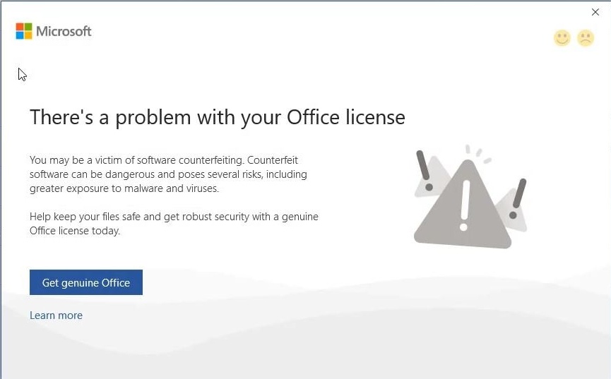 Hướng dẫn Sửa lổi Get Genuine Office