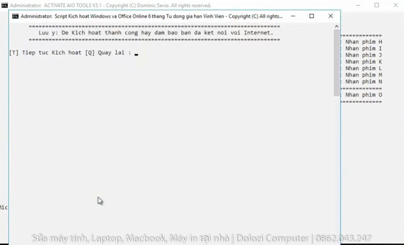 Activate AIO Tools