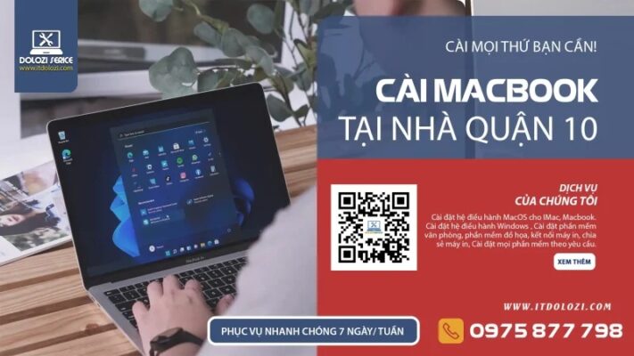 Cài Macbook Quận 10: Win/MacOS tận nơi, giá tốt!