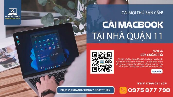 Cài Macbook Quận 11: Win/MacOS tận nơi!