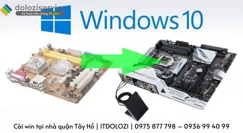 Bảng giá cài Win Dolozi Bảng giá dịch vụ cài win tại nhà của Dolozi