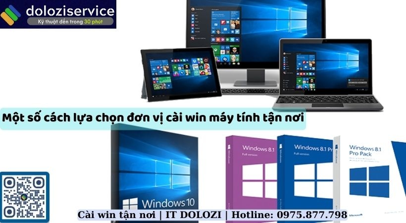 Một số cách lựa chọ một đơn vị cài win uy tín chất lượng