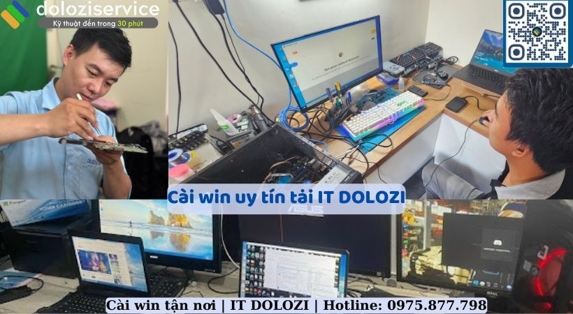 Dolozi đơn vị cài win uy tín cho khách hàng
