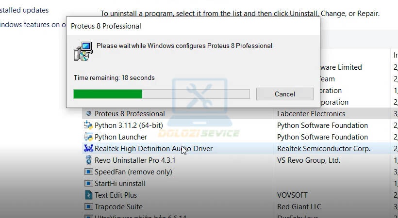 Gỡ license Proteus Professional