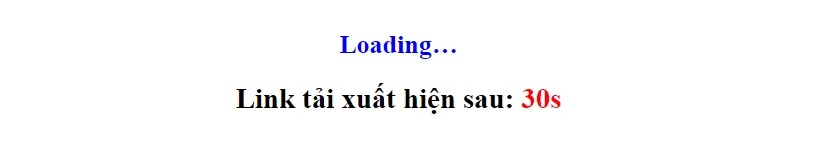 Đợi giời gian kết thúc