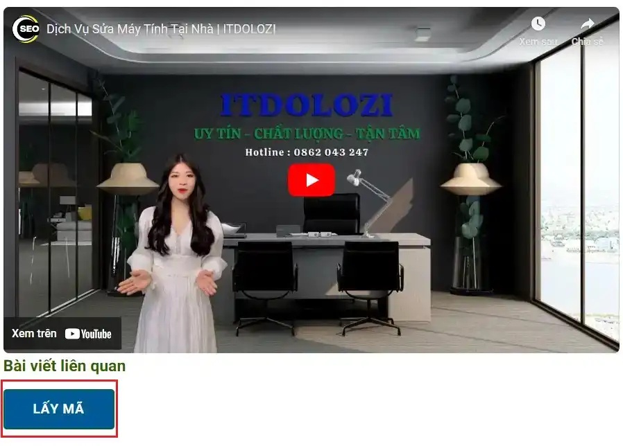 Click vào và đợi