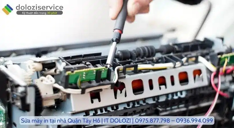 Cam kết dịch vụ sửa máy in tại Dolozi.