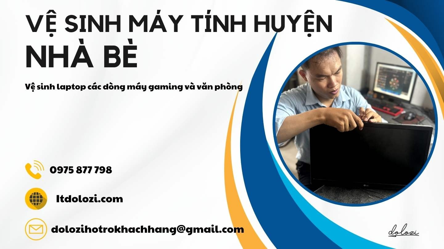 Dịch vụ vệ sinh máy tính huyện Nhà Bè