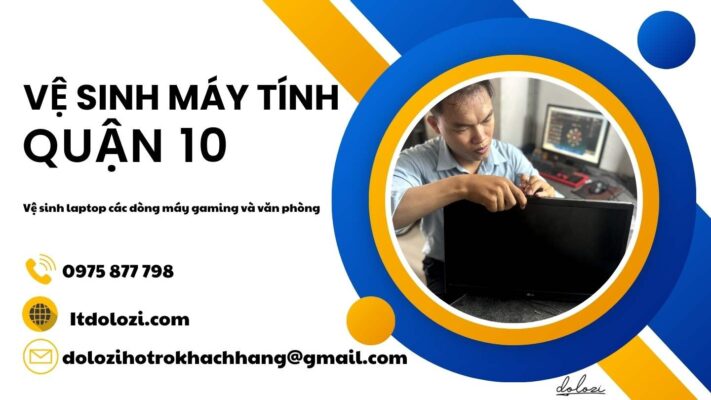 Vệ Sinh Máy Tính Quận 10: Gọi Là Có Mặt Ngay!