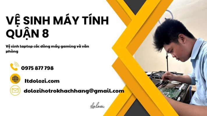 Vệ sinh máy tính Quận 8: Gọi là có, sạch ngay!