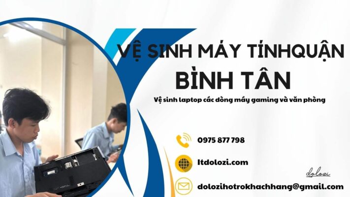 Vệ Sinh Máy Tính Quận Bình Tân - Sạch Như Mới!